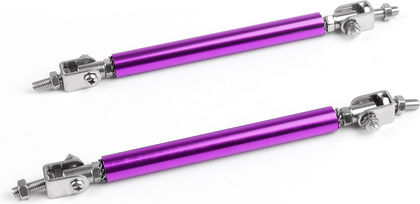 Dekorative Verstellbare Stützbalken Spoiler Stoßstange 10cm Lila