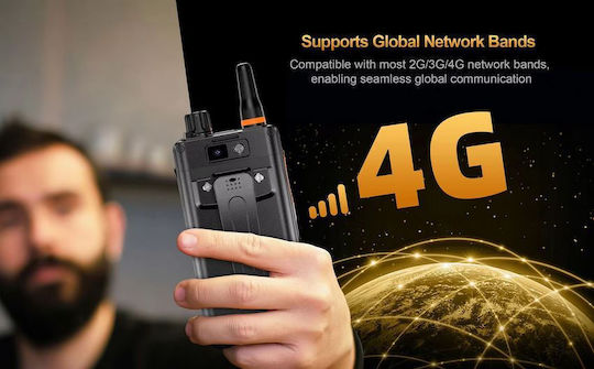 Uniwa F41 Безжичен Трансивър PoC 10W с Цветен Екран В Черен Цвят