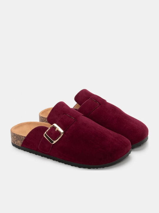 Winter Women's Slippers Burgundy