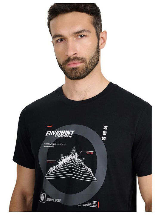 T-shirt Μαύρο