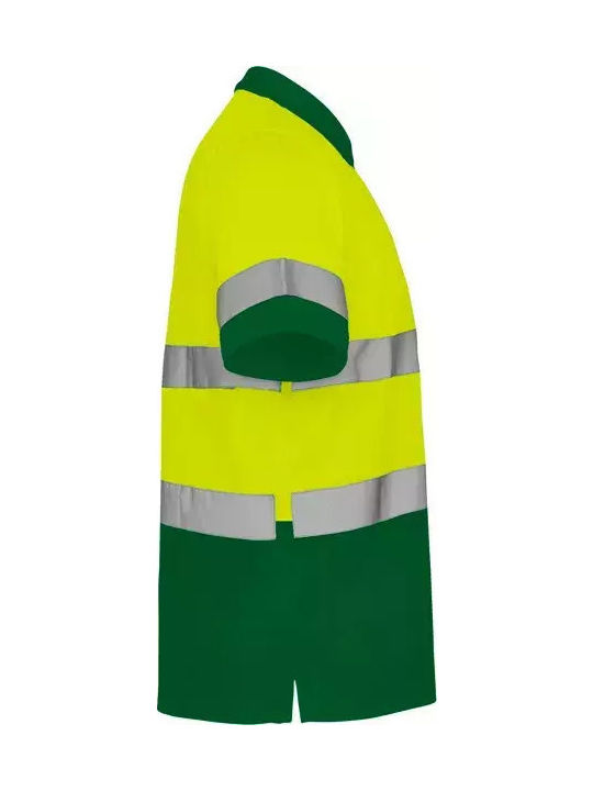 Roly Arbeitshemden und T-Shirts Unisex Polohemd Polaris Kode 9302 Garten Grün Fluor Gelb