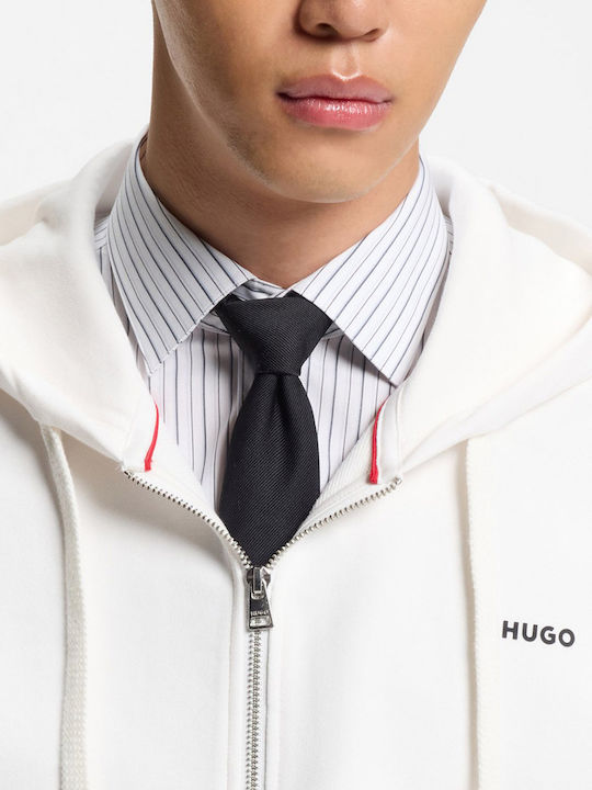 White Hooded Cardigan