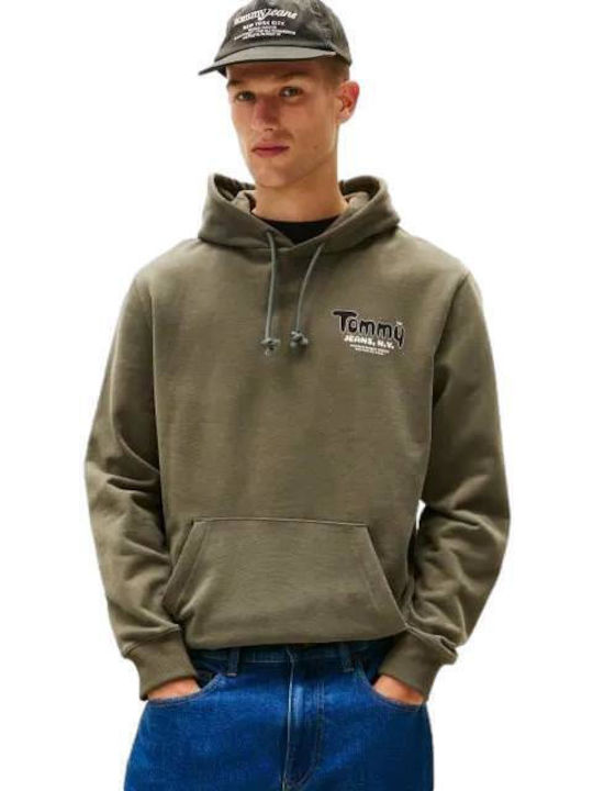 Sweatshirt mit Kapuze Olive