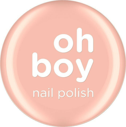OhBoy Glossy Βερνίκι Νυχιών Ανοιχτο Ροζ Σομον
