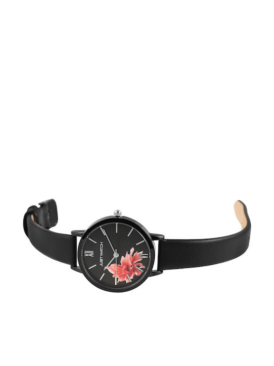 Just Watch Uhr Batterie mit Lederarmband