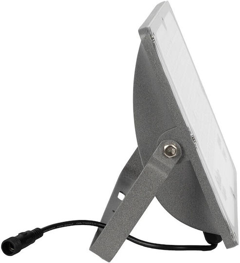 GloboStar Rezistent la apă Solar Proiector LED 200W Alb Rece 6000K cu Telecomandă IP65