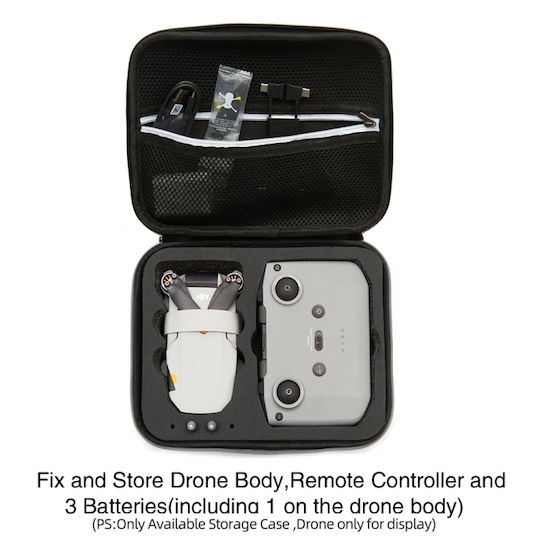 Θήκη Μεταφοράς Μαύρη για DJI Mini 2 SE 24x9x19εκ.