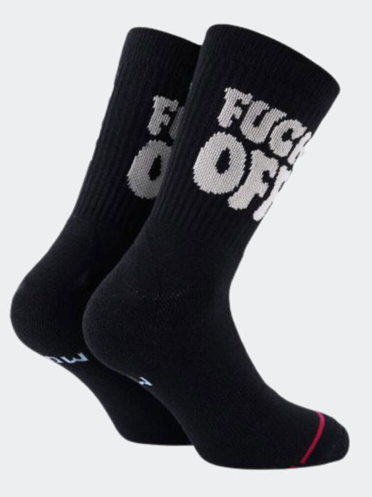 Bee. Unusual. "fck Off Damen Socken Black 1Pack