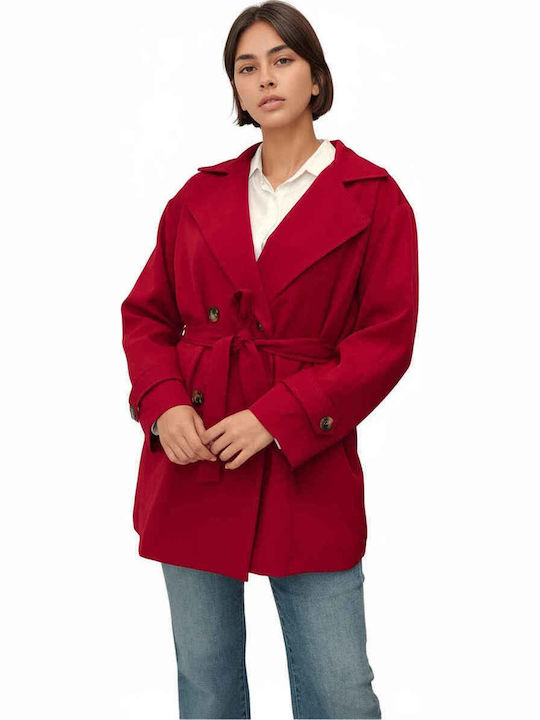Femeie Red Trenci