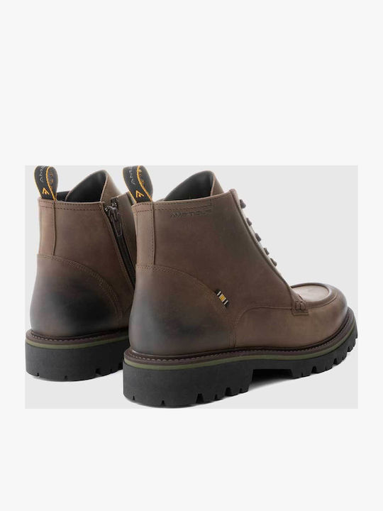 Leather Brown Men's Boots