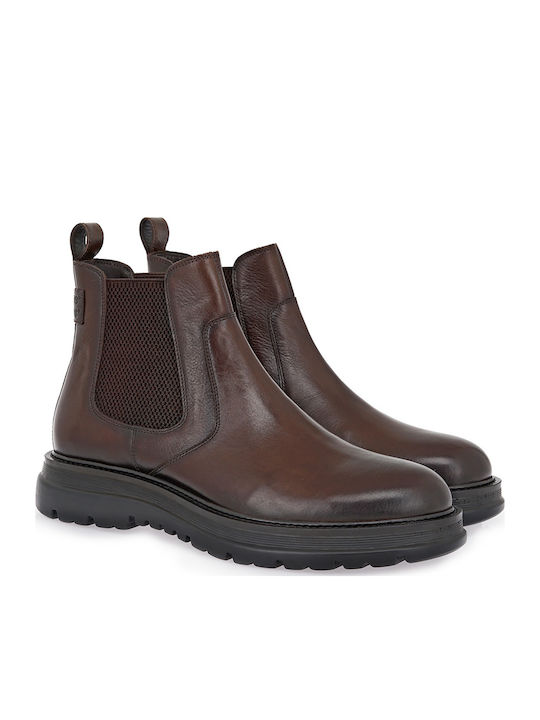Leather Brown Men's Boots