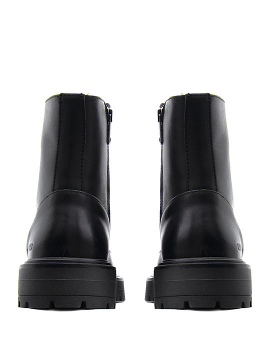 Leather Black Men's Boots