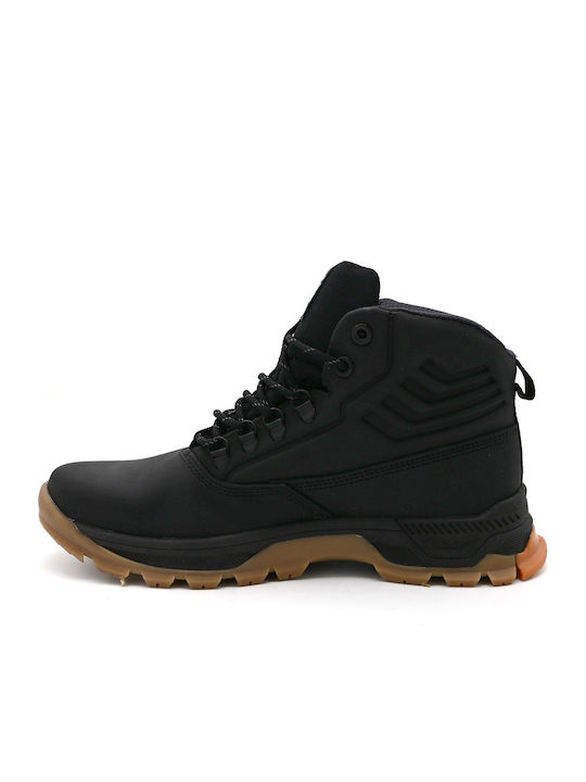 Leather Black Men's Boots Anatomical