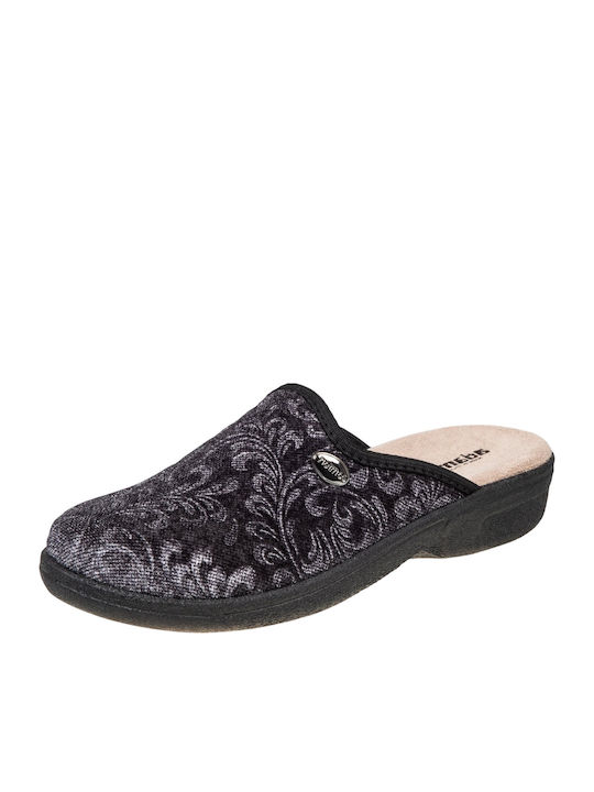 Anatomische Damen Hausschuhe Schwarze
