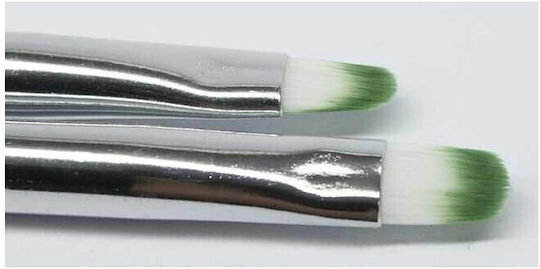 Gel Nail Brush Green 6/8