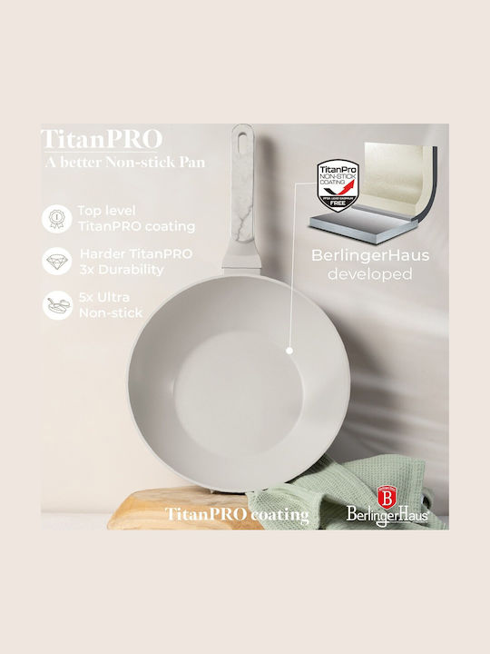 Berlinger Haus Wok made of Stainless Steel with Stone Coating 28cm