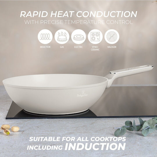 Berlinger Haus Wok made of Stainless Steel with Stone Coating 28cm