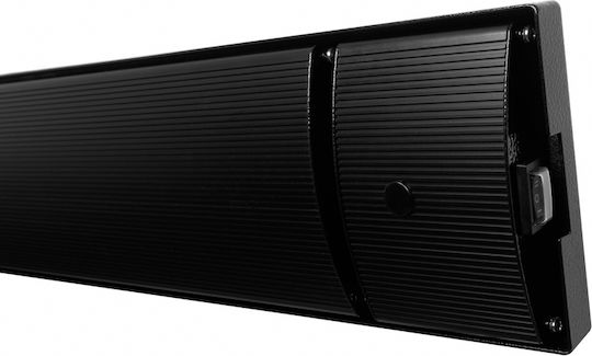 Електрическа Отоплителна Печка За Тераса Eurom Heatpanel 1500 Rc Черна