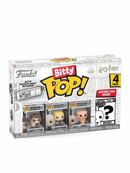 Funko Bitty Pop! Филми: Harry Potter, Draco Malfoy, Dobby & Mystery Chase 4бр Funko Bitty Pop! Филми: Harry Potter, Draco Malfoy, Dobby & Mystery Chase 4бр