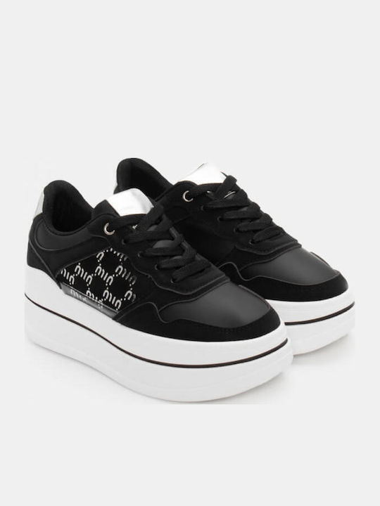 Γυναικεία Flatforms Sneakers Μαύρο