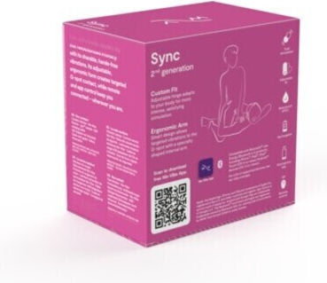 We-Vibe Sync 2 Mini Vibrator G-Punkt mit Fernbedienung 7cm Rosa