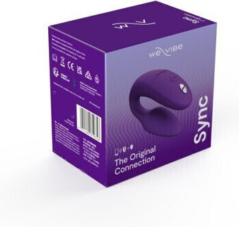 We-Vibe Sync 2 Mini Δονητής G-Spot με Απομακρυσμένο Έλεγχο 7.8cm Μωβ