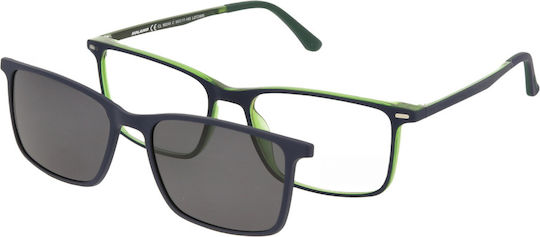 Ramă Ochelari Solano Cl 90245c Pentru Bărbați Cu Prescripție Din Plastic Negru 55 Mm