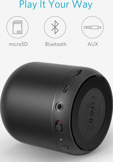Anker SoundCore Mini Bluetooth Speaker 5W with Radio and Battery Life up to 15 hours Black
