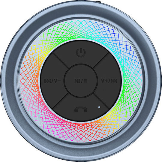 XO F64 Αδιάβροχο Ηχείο Bluetooth 5W με Διάρκεια Μπαταρίας έως 18 ώρες Γκρι