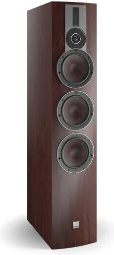 Dali Rubicon 8 Paar Hi-Fi Lautsprecher Boden 250W 3.5 Anzahl von Fahrern B22xT44.4xH110cm. Rot