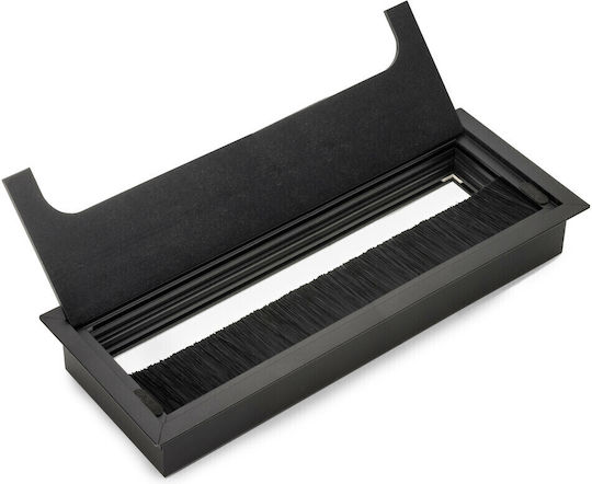 Emuca Τάπα Καλωδίων 269x80mm Μαύρο 1τμχ