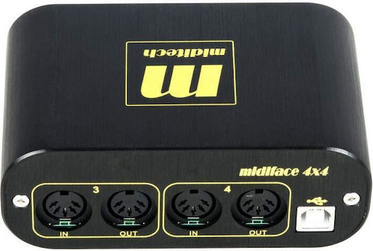 Miditech Midi Interface MIDIface 4x4 Μαύρο