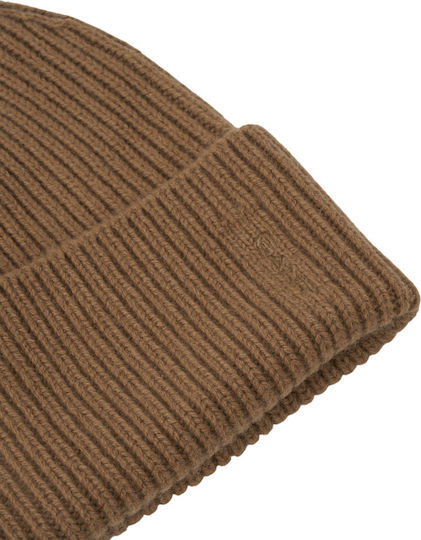 Beanie Γυναικείος Σκούφος Πλεκτός σε Καφέ χρώμα