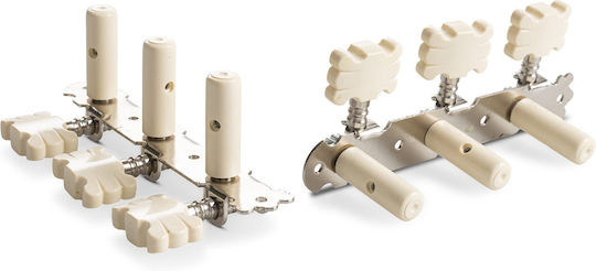 Gewa Chei De Acordare Pentru Chitară Clasică Fire&Stone Classical Guitar Tuning Machines Chrome Butoane Fluture Chrome