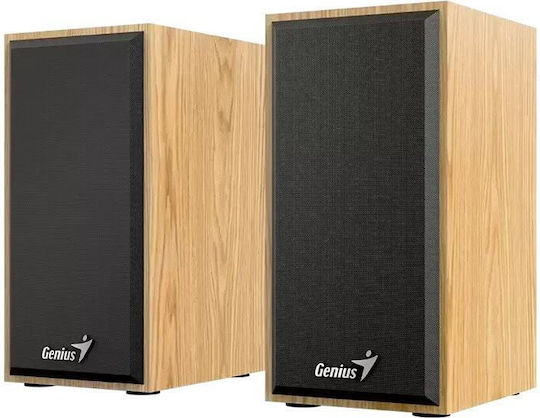 Genius SP-HF180 Компютърни Говорители 2.0 с Мощност 6W Борово Дърво