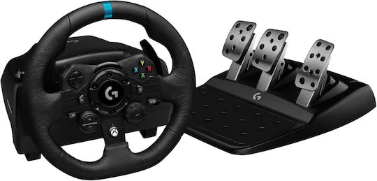 Logitech G923 Trueforce Steering Wheel with Shifter and Pedals for PC / PS4 / PS5 with 900° Rotation