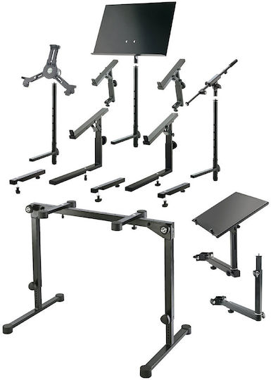 Konig & Meyer 18820 Omega Pro Black Metallic Base for Buttons