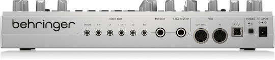 Behringer RD-6 Mașină de tobe Argintiu