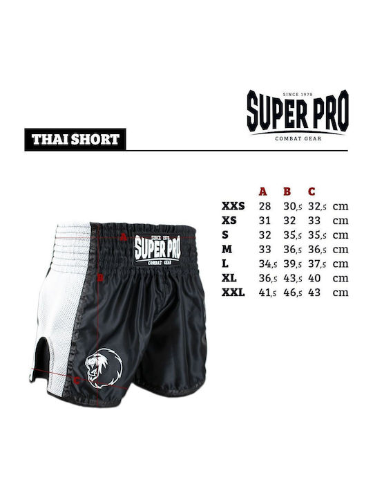 Super Pro Combat Gear Kick-Boxen Shorts Mut Blau S