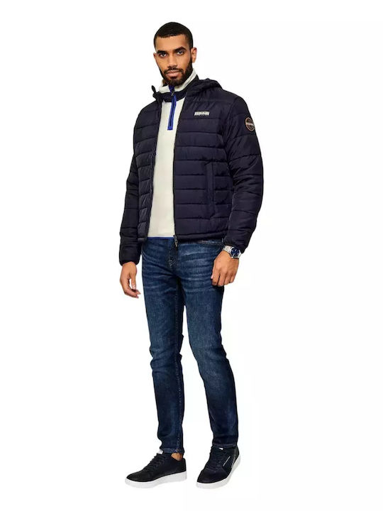 Winter Jacket Puffer Waterproof and Windproof Blue