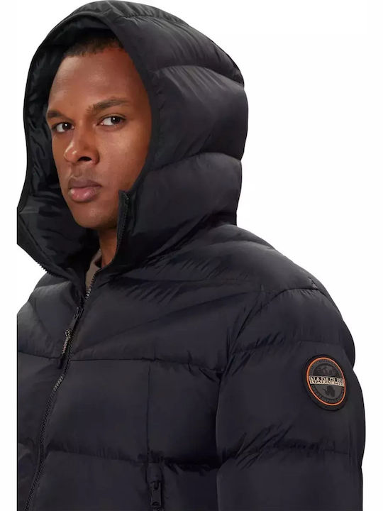 Geacă Iarnă Puffer Neagră