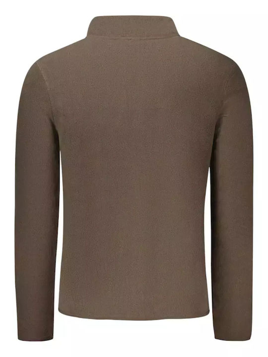 Men's Fleece Jacket Brown