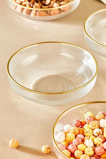 Aithrio Bol de Servire Rotund Sticlă Transparent 6buc
