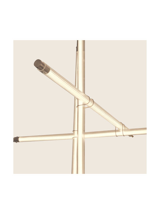 Zambelis Lights Κρεμαστό Φωτιστικό Χρυσό LED
