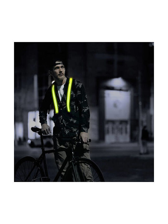 EasyPix StreetGlow LED L/XL Cycling Safety Vest Yellow