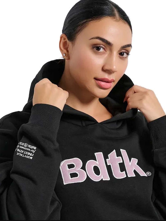 Women's Sweatshirt Hooded Black