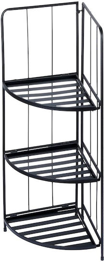 Koopman Suport pentru ghiveci Metal Negru 42bucx30bucx90buccm.