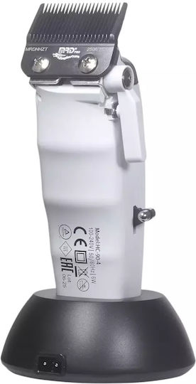 MRD Pro Smart Brain Επαγγελματική Επαναφορτιζόμενη Κουρευτική Μηχανή Λευκή HC-90-4