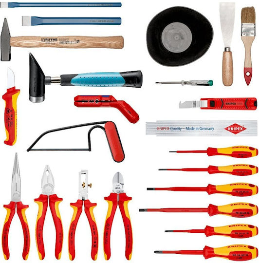 Knipex Βαλίτσα με 23 Εργαλεία Ηλεκτρολόγου