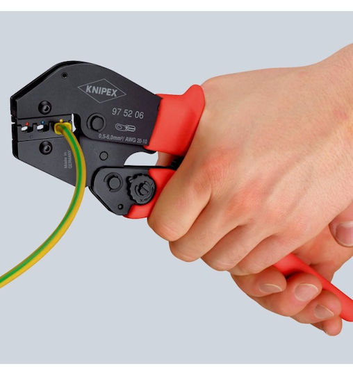 Knipex Steckverbinderpresse mit Kastenmechanismus (Länge 250mm)